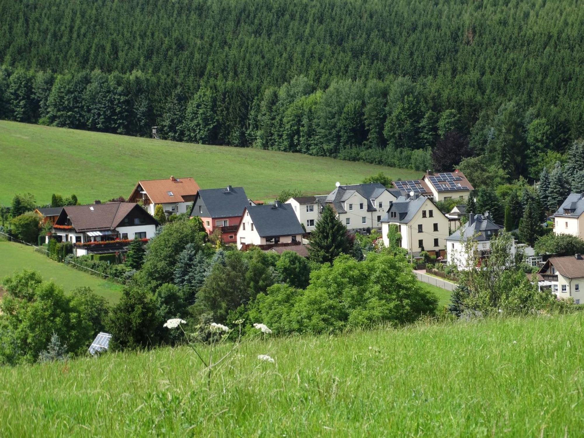Ferienwohnung "Am Vaterlandsgrubenweg" Oelsnitz  Экстерьер фото